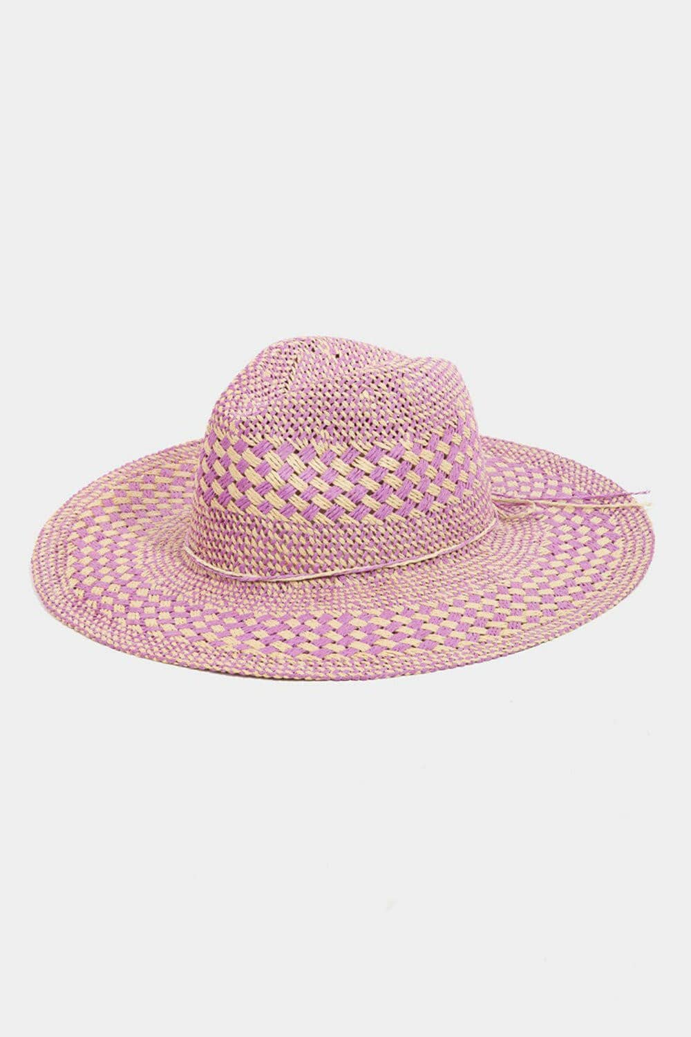 Checkered Sun Hat with Wide Brim - Stylish Sun Protection for Outdoor Stay Stylish and Protected Under the Sun
 Charming Checkered Pattern: Elevate your outdoor look with this sophisticated checkered sun hat that adds a touch of eleganLove Salve Wide Brim - Stylish Sun Protection