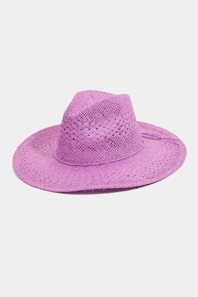 Sunshine Sophistication: Braided Straw Sun Hat with Wide BrimIndulge in Summer Sophistication
 Upgrade your summer style with our Sunshine Sophistication: Braided Straw Sun Hat with Wide Brim. Crafted from natural straw, this Love Salve Braided Straw Sun Hat