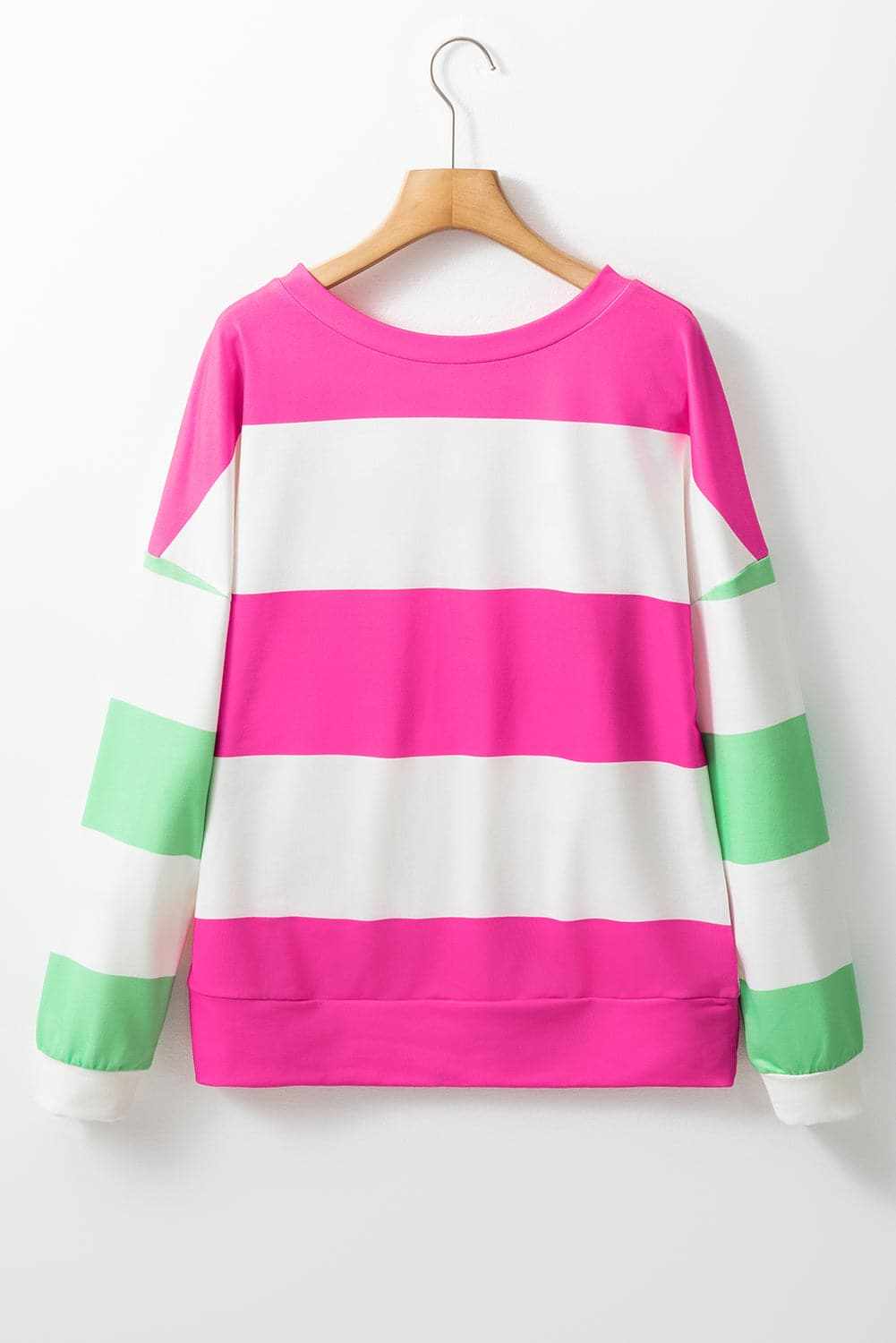 Colorful block long sleeve tee - Love Salve 