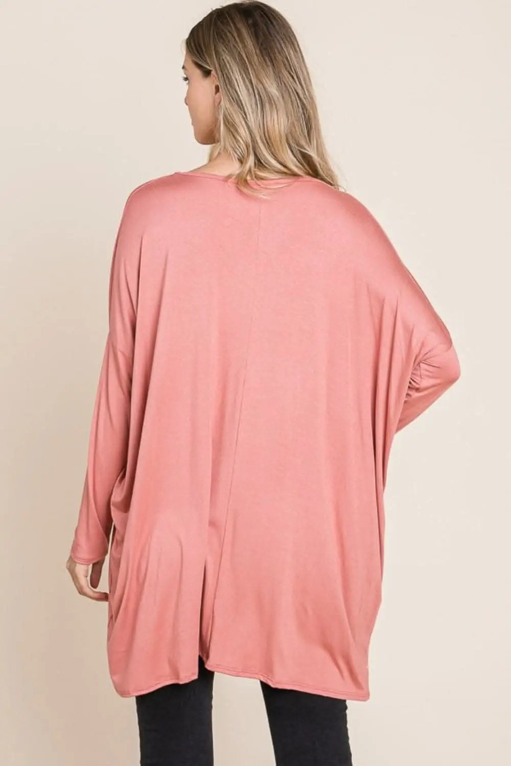 Chic oversized long sleeve top - Love Salve 