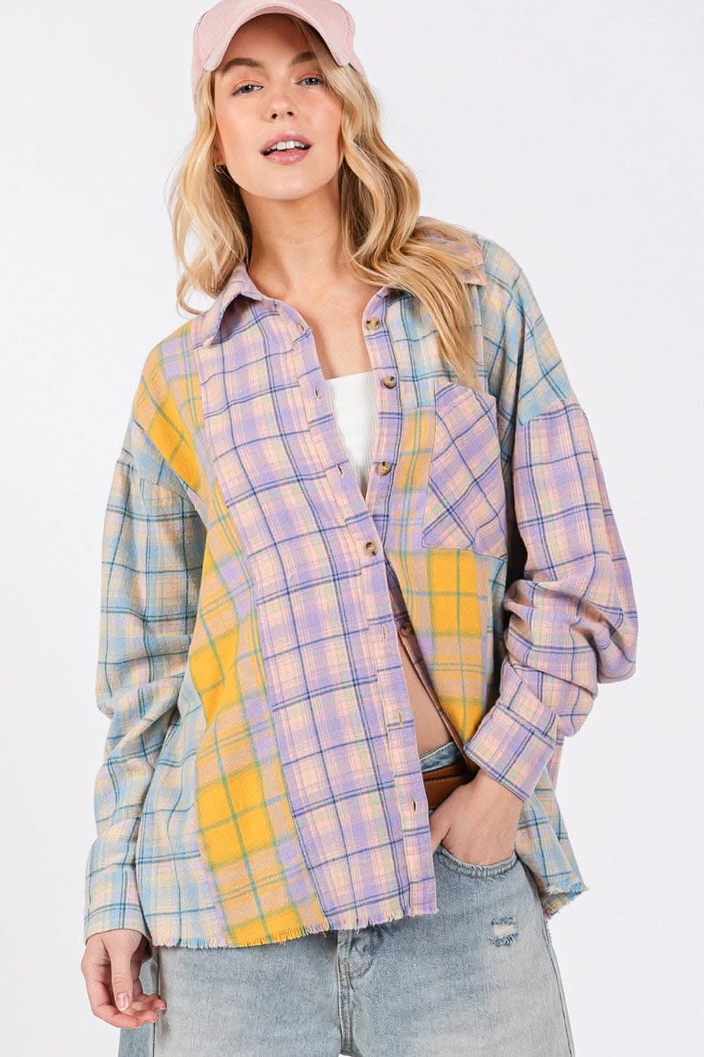 SAGE + FIG plaid flannel shirt - Love Salve 