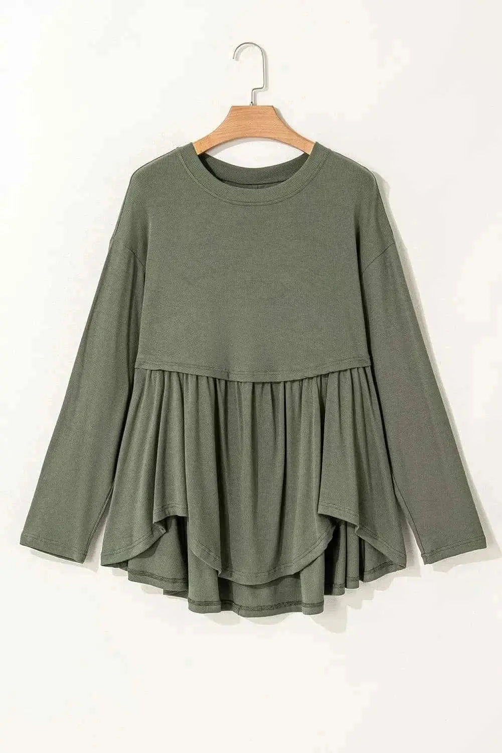 Chic plus size long sleeve blouse - Love Salve 