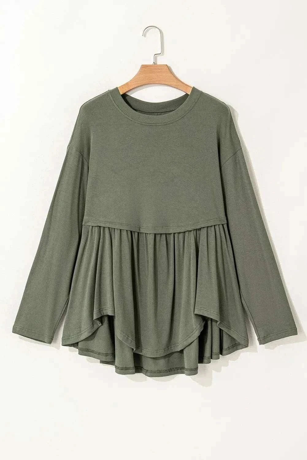 Chic plus size long sleeve blouse - Love Salve 
