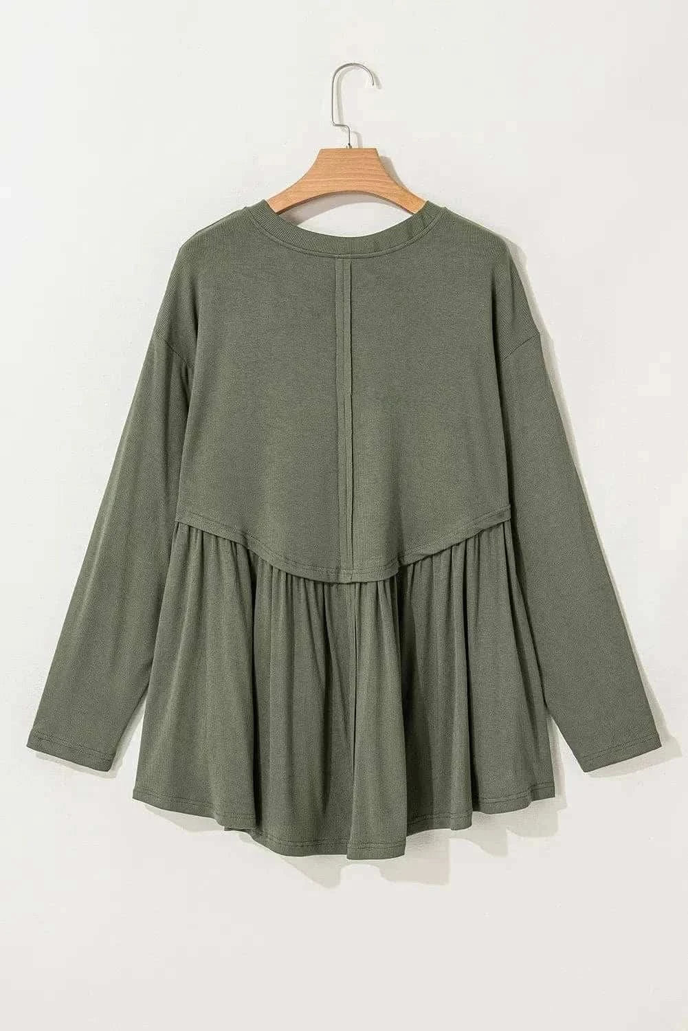 Chic plus size long sleeve blouse - Love Salve 