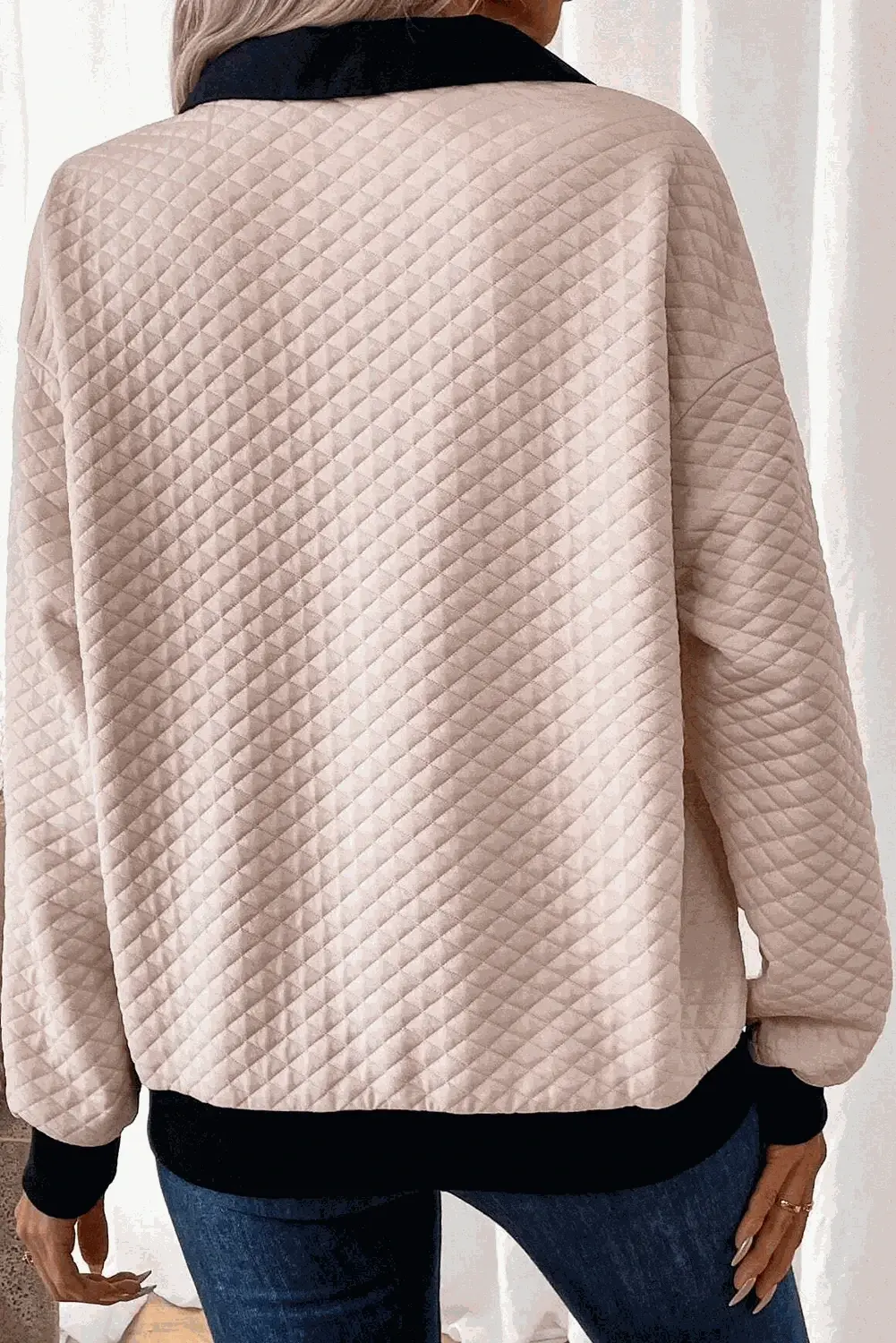 Chic long sleeve collared blouse - Love Salve 