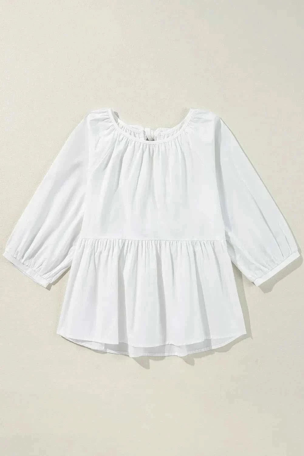 Elegant cotton blouse with bow - Love Salve 