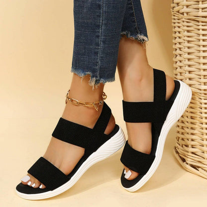 Open Toe Rubber Low Heel SandalsStep into Comfort and Style
 Indulge your feet in the perfect blend of comfort and style with our Open Toe Rubber Low Heel Sandals. Crafted with high-quality rubber Love Salve Open Toe Rubber Low Heel SandalsShoes