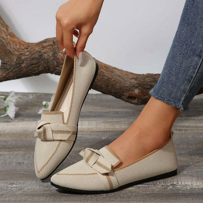 Sophisticated Bow Detail Pointed LoafersSophisticated Bow Detail Pointed Loafers
 Step into sophistication with our Sophisticated Bow Detail Pointed Loafers, the perfect blend of elegance and comfort.
 MaiLove Salve Sophisticated Bow Detail Pointed LoafersShoes