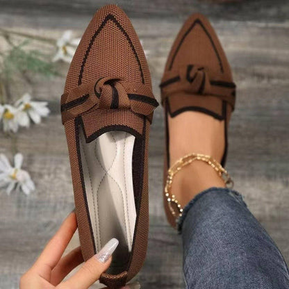 Sophisticated Bow Detail Pointed LoafersSophisticated Bow Detail Pointed Loafers
 Step into sophistication with our Sophisticated Bow Detail Pointed Loafers, the perfect blend of elegance and comfort.
 MaiLove Salve Sophisticated Bow Detail Pointed LoafersShoes