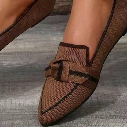 Sophisticated Bow Detail Pointed LoafersSophisticated Bow Detail Pointed Loafers
 Step into sophistication with our Sophisticated Bow Detail Pointed Loafers, the perfect blend of elegance and comfort.
 MaiLove Salve Sophisticated Bow Detail Pointed LoafersShoes