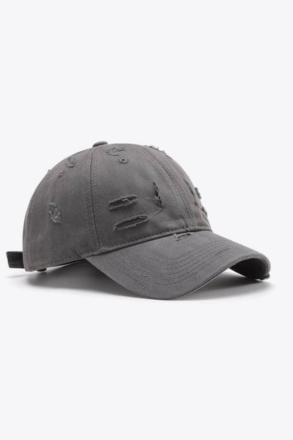 Distressed Cotton Adjustable CapStay Fashionable with our Distressed Cotton Adjustable Cap
 
 
Material: Crafted from 100% cotton for unparalleled comfort
 
Perfect Fit: Adjustable circumference guLove Salve Distressed Cotton Adjustable CapShoes