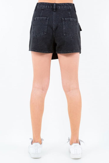 Cargo pocket mini skort with buttons - Love Salve 