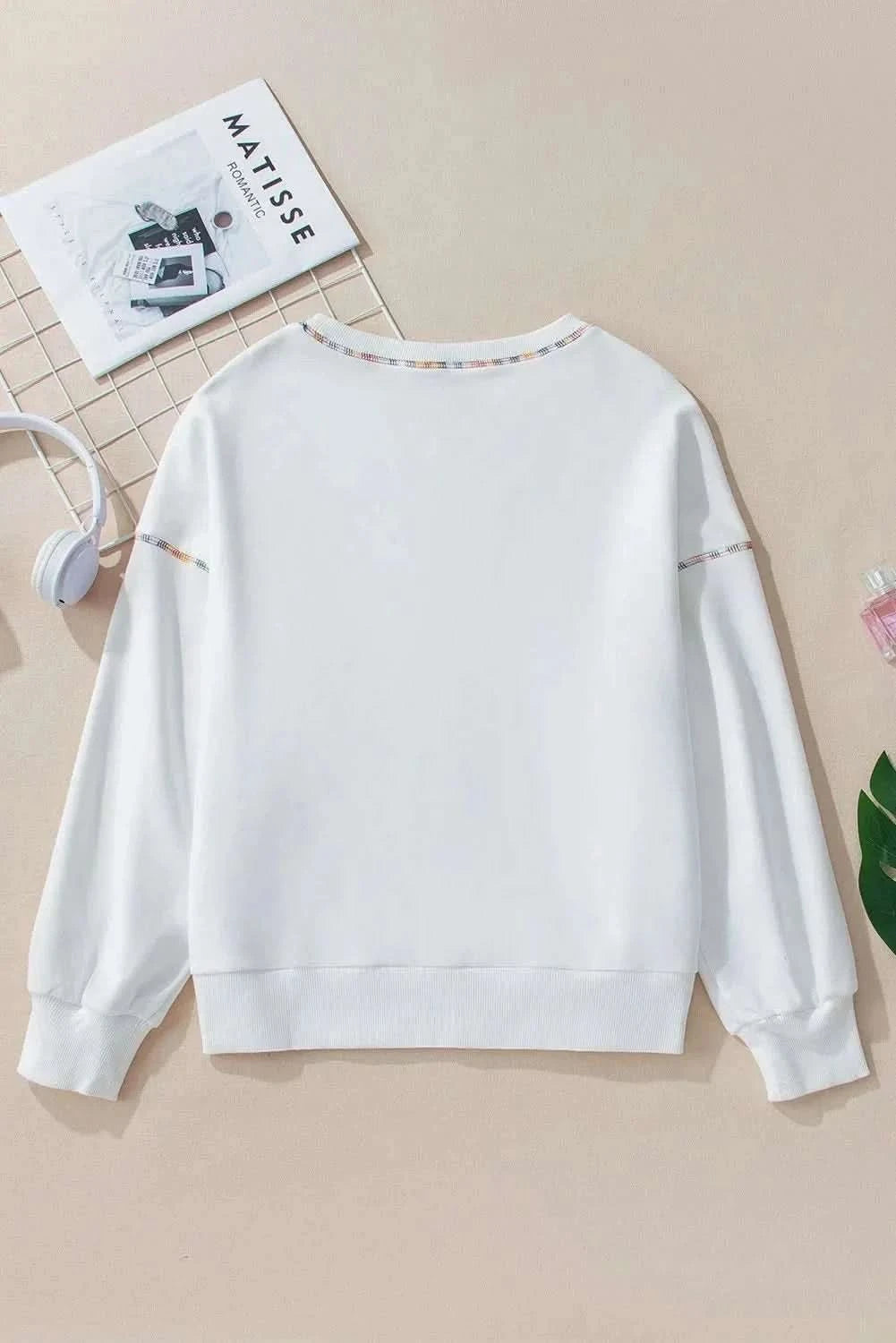 Sequin football sweatshirt - long sleeve - Love Salve 