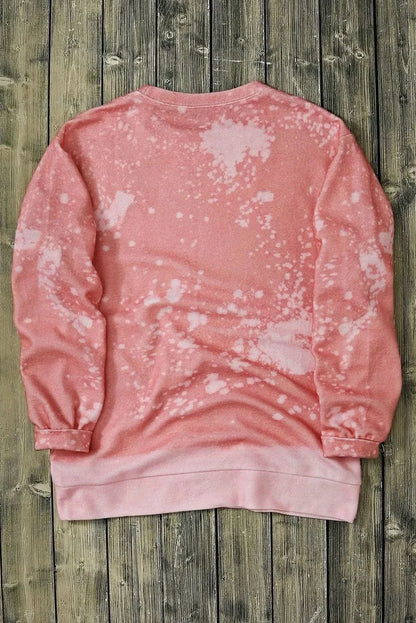 Chic letter print pullover top - Love Salve 