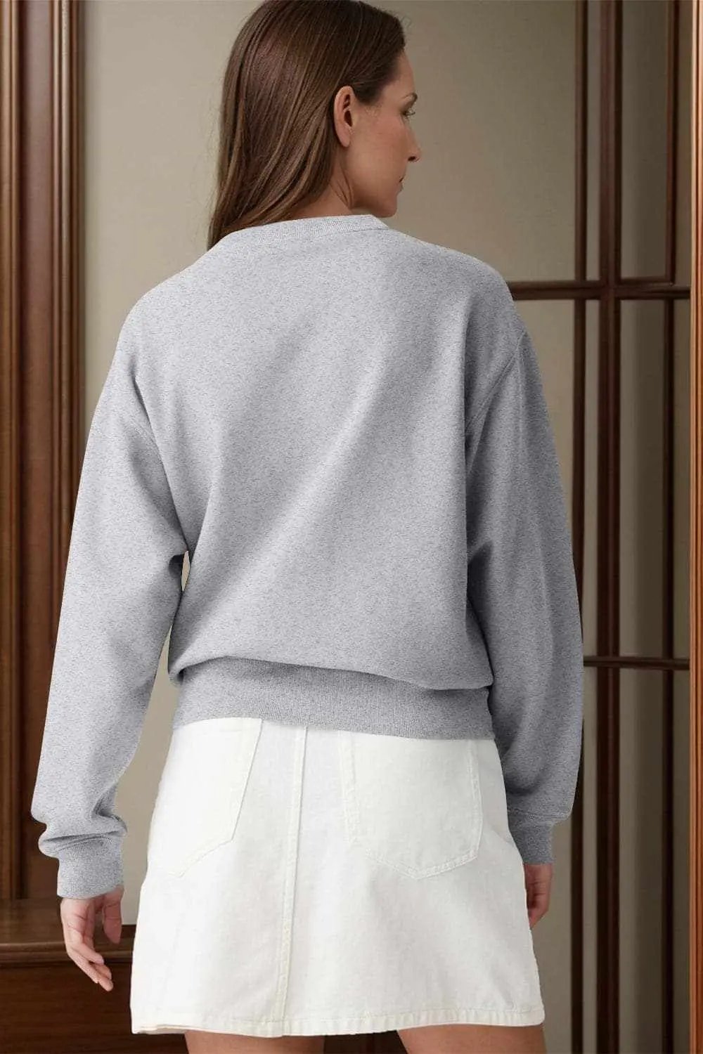 Cozy essentials long sleeve sweatshirt - Love Salve 
