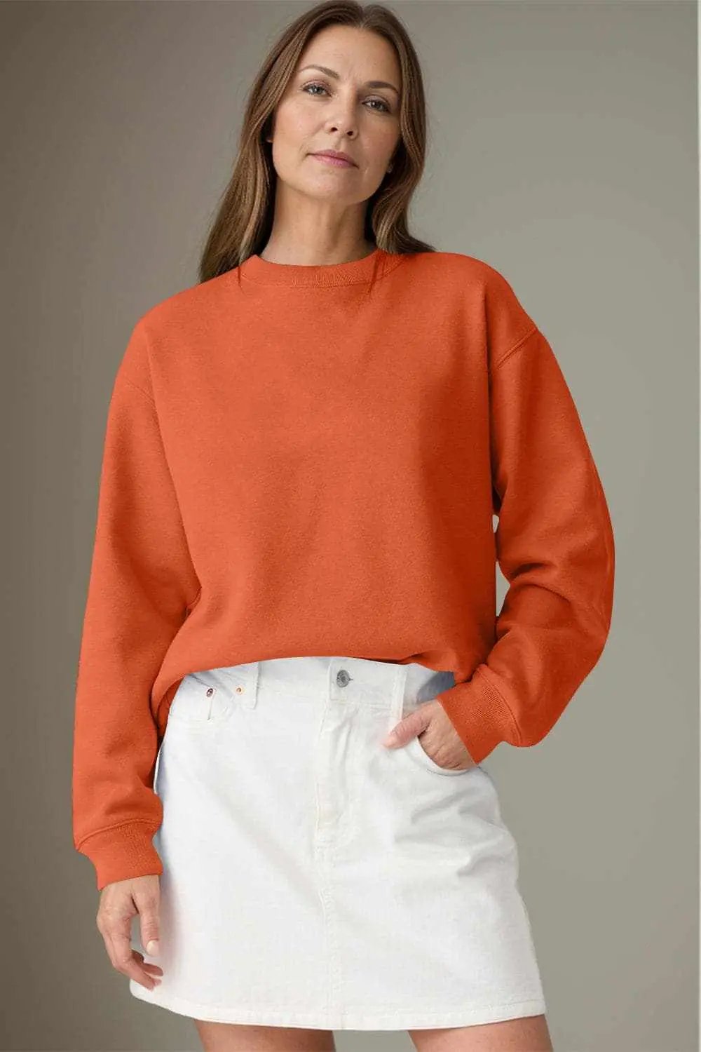 Cozy essentials long sleeve sweatshirt - Love Salve 