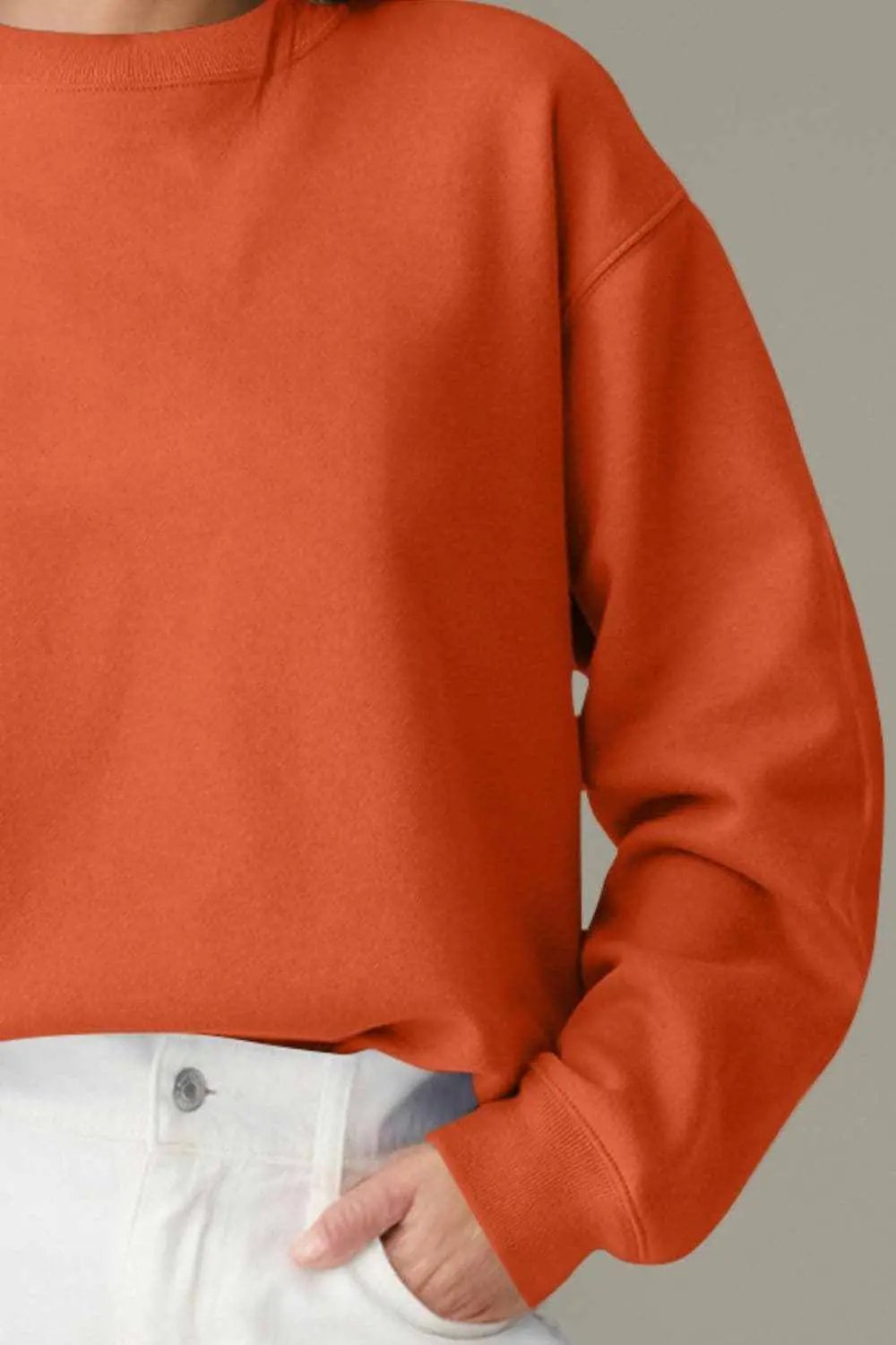 Cozy essentials long sleeve sweatshirt - Love Salve 