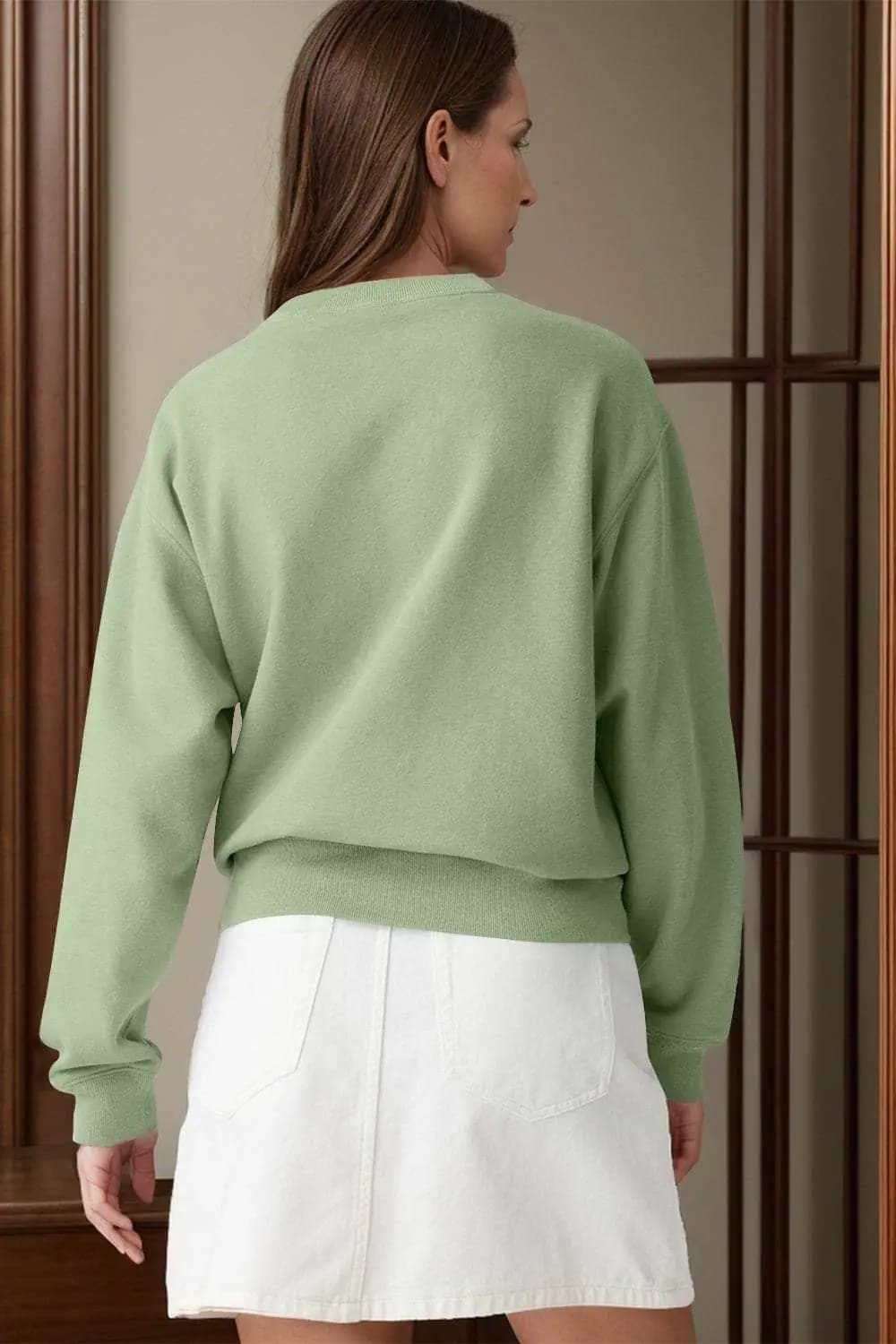 Cozy essentials long sleeve sweatshirt - Love Salve 