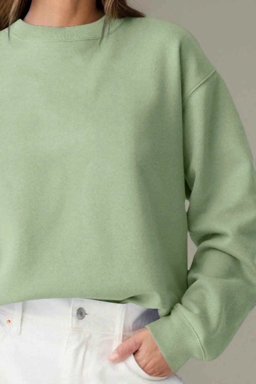 Cozy essentials long sleeve sweatshirt - Love Salve 