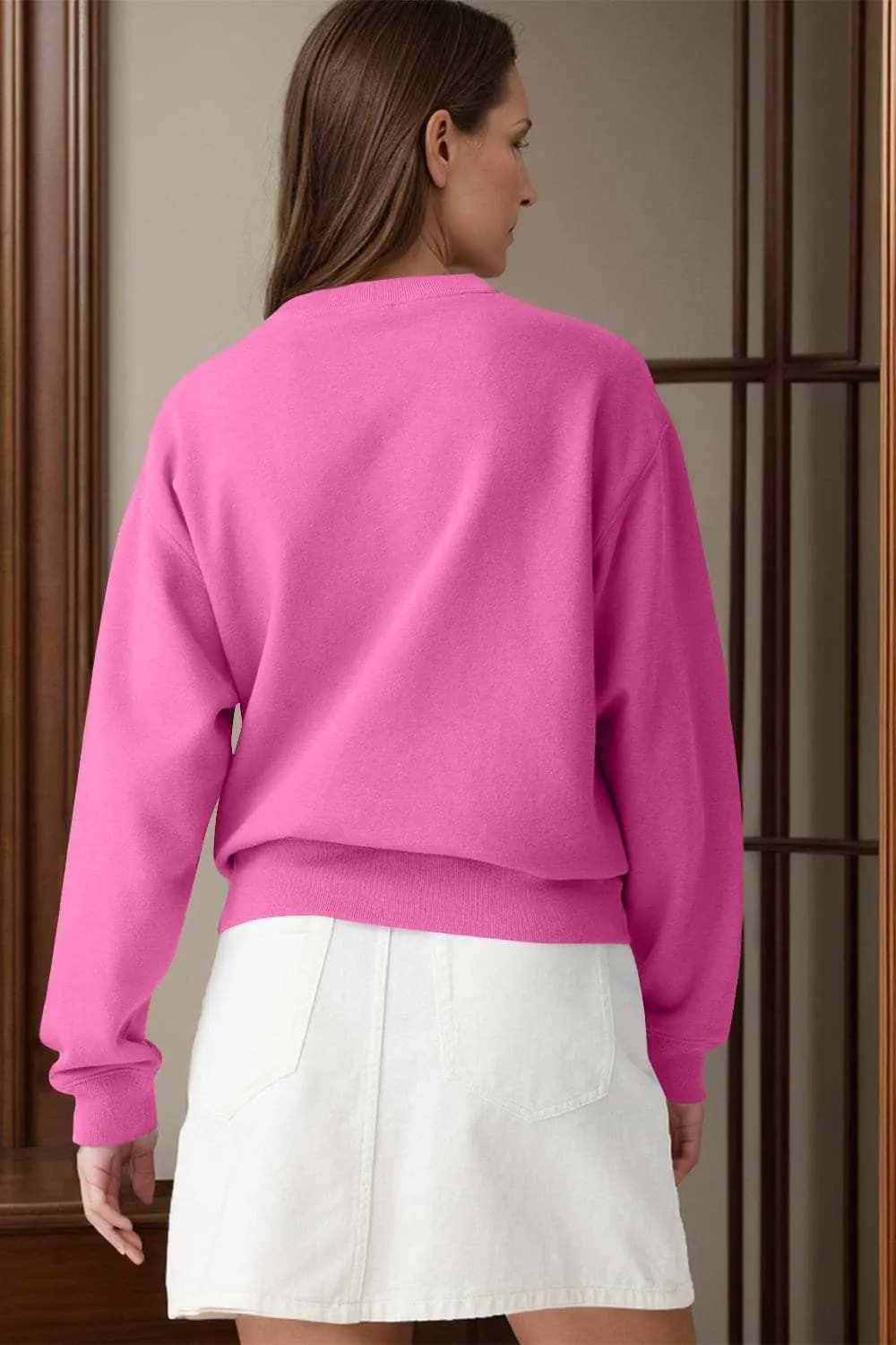 Cozy essentials long sleeve sweatshirt - Love Salve 