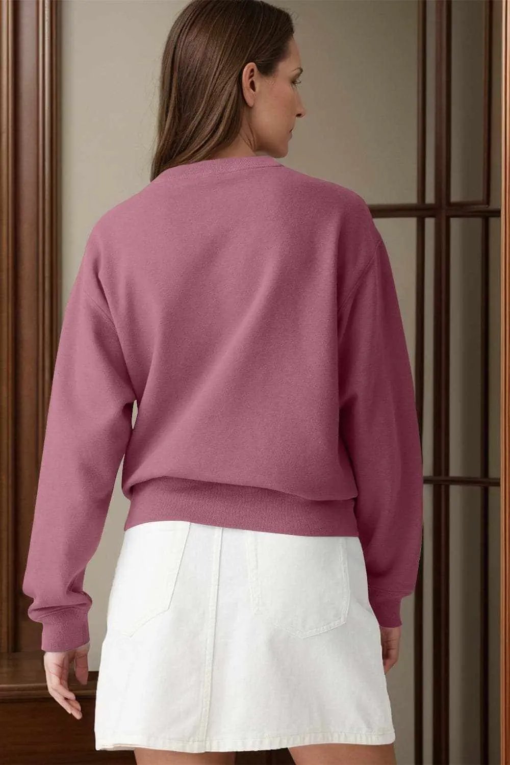 Cozy essentials long sleeve sweatshirt - Love Salve 