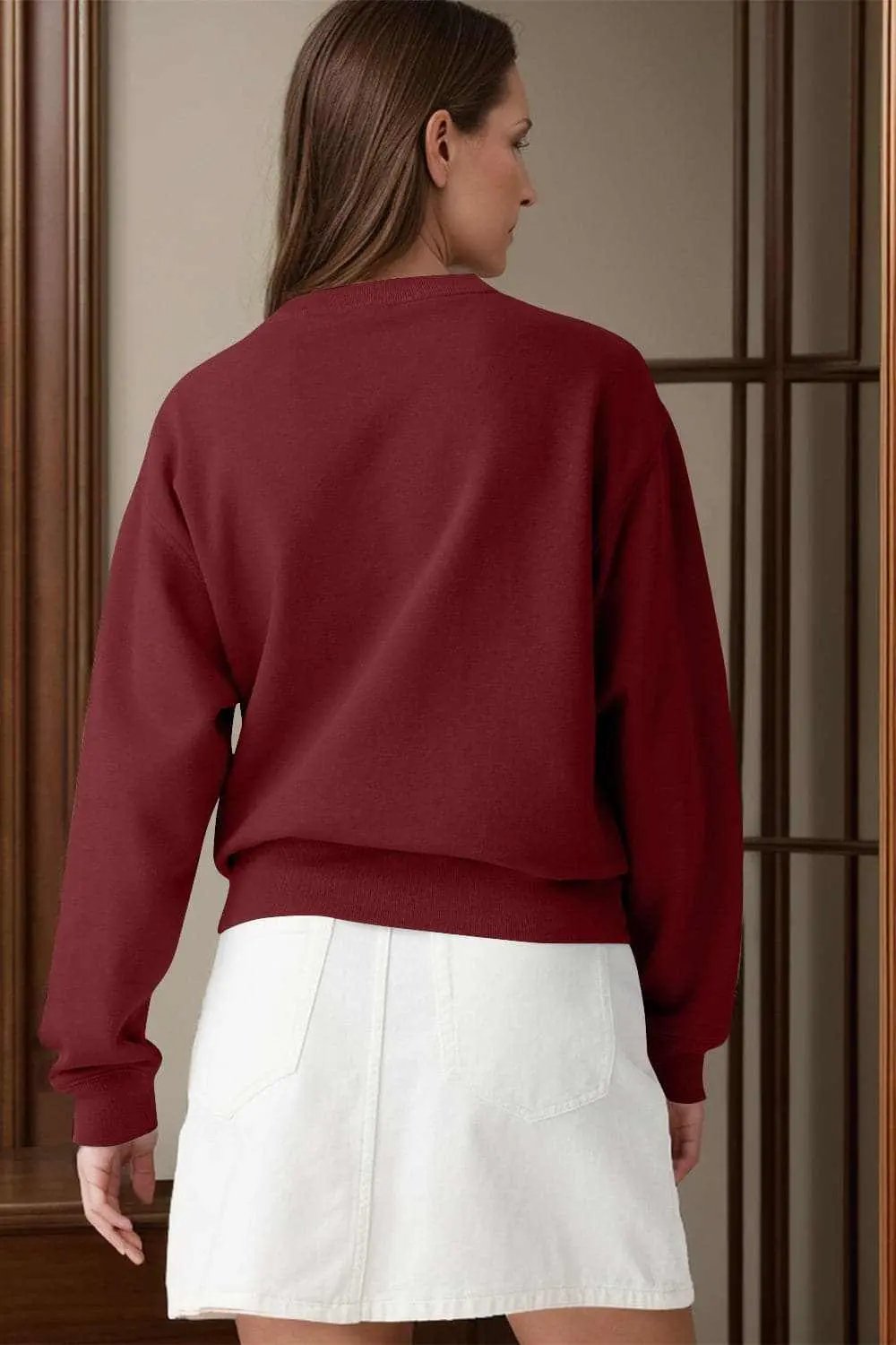 Cozy essentials long sleeve sweatshirt - Love Salve 