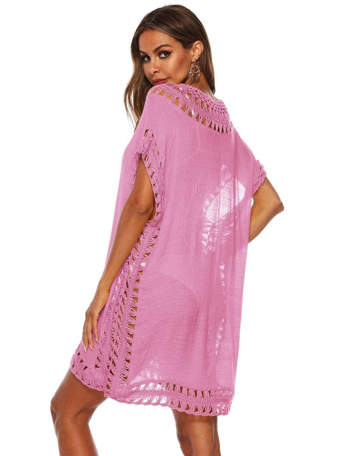 Elegant Sheer V-Neck Cutout Beach Cover-UpUpgrade Your Beach Look with Our Elegant Sheer V-Neck Cutout Beach Cover-Up
 
 
Cutout Sheer: Embrace allure with a hint of skin peeking through, keeping you both coLove Salve -Neck Cutout Beach Cover-Swim