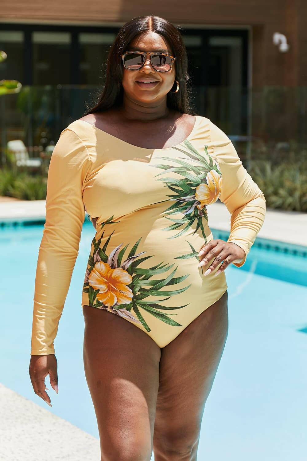 Sun-Kissed Blooms Longsleeve Sun-Blocking SwimsuitUnveil Your Summer Style with the Sun-Kissed Blooms Longsleeve Sun-Blocking Swimsuit
 Step into a world of vibrant elegance with our Sun-Kissed Blooms Longsleeve SunLove Salve Sun-Kissed Blooms Longsleeve Sun-Blocking Swimsuitswimwear