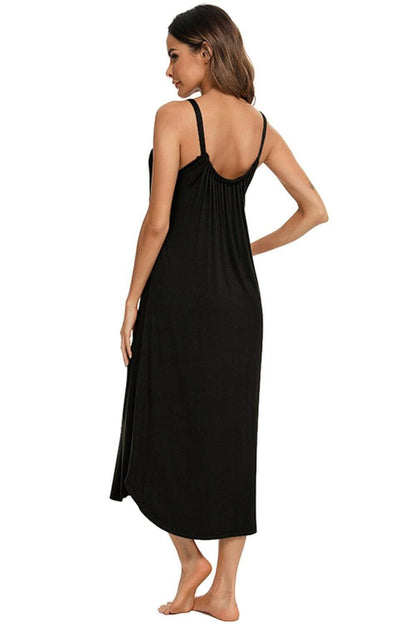 Cozy V-Neck Lounge Midi DressCozy V-Neck Lounge Midi Dress
 Indulge in Ultimate Comfort and Style with our Cozy V-Neck Lounge Midi Dress!
 Main Features:
 
 
Comfortable Elegance: Experience theLove Salve -Neck Lounge Midi Dressswimwear