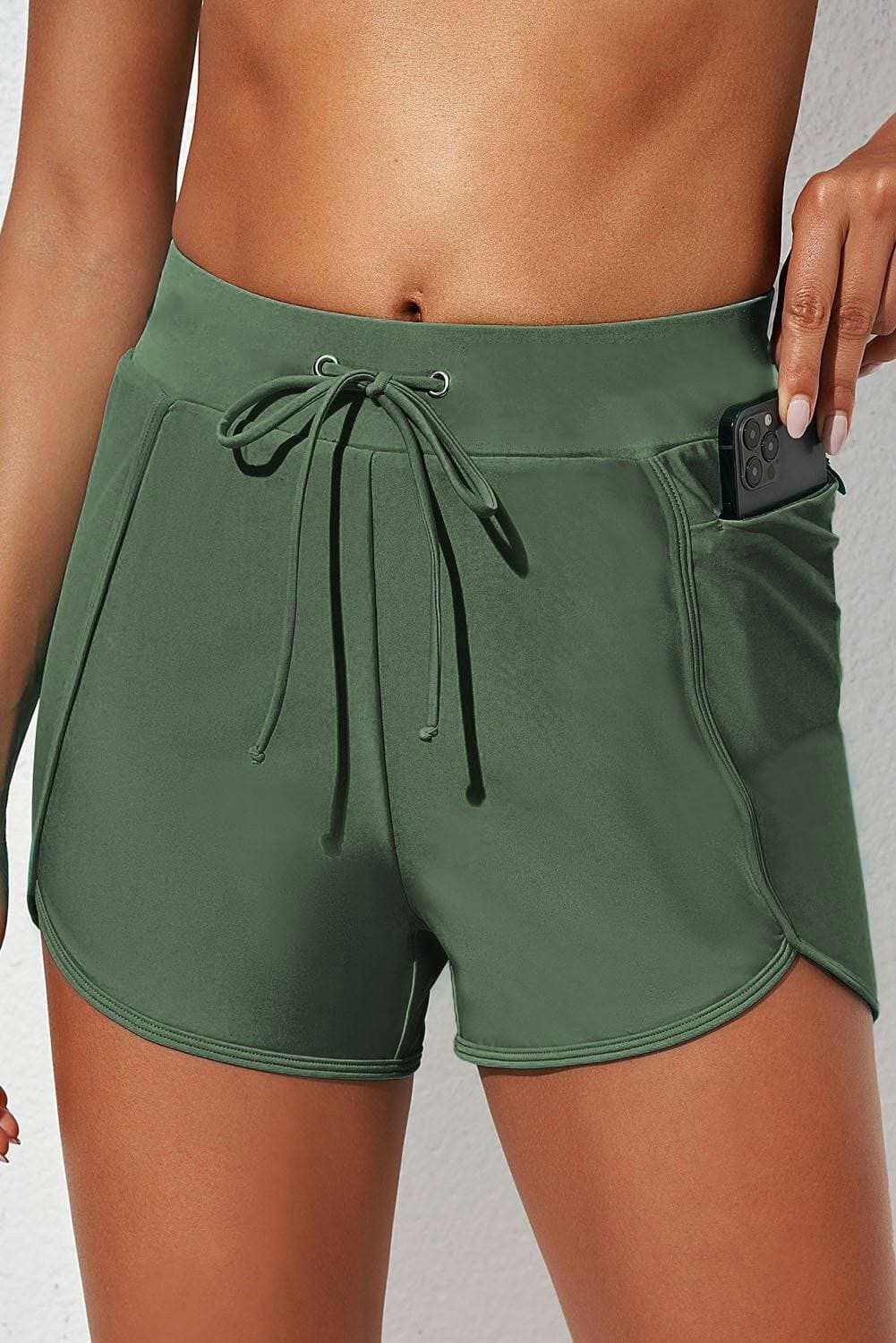 Beach Ready Swim Trunks with Adjustable WaistBeach Ready Swim Trunks with Adjustable Waist
 
 
Adjustable Waist: Achieve the perfect fit with the drawstring waist of these swim trunks.
 
Convenience: Designed wLove Salve Beach Ready Swim Trunksswimwear