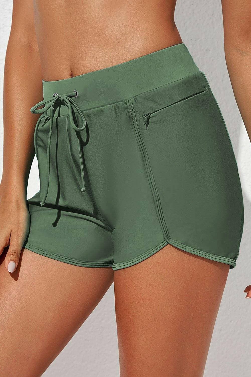 Beach Ready Swim Trunks with Adjustable WaistBeach Ready Swim Trunks with Adjustable Waist
 
 
Adjustable Waist: Achieve the perfect fit with the drawstring waist of these swim trunks.
 
Convenience: Designed wLove Salve Beach Ready Swim Trunksswimwear