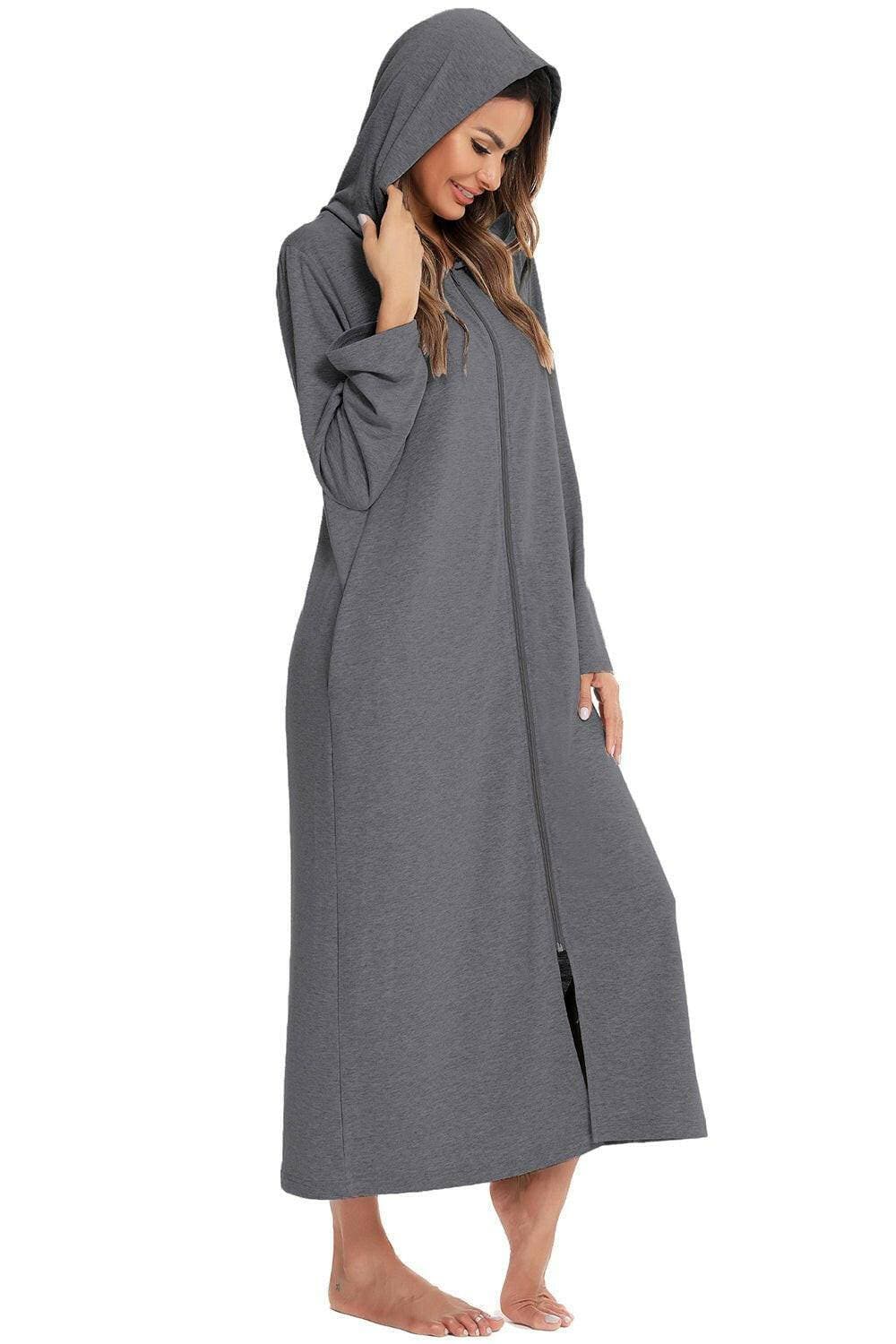 Cozy Zip-Up Nightgown with PocketsCozy Zip-Up Nightgown with Pockets
 Embrace the perfect blend of comfort and style with our Cozy Zip-Up Nightgown featuring convenient pockets.
 
 
Indulge in ComforLove Salve Cozy Zip-swimwear