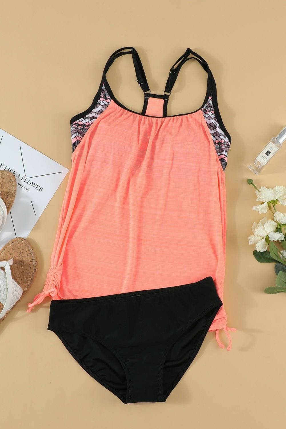 Summer Breeze Two-Piece Swimwear SetUpgrade Your Beach Look with the Summer Breeze Two-Piece Swimwear Set!
 Get ready to make a splash with this stylish and comfortable swimwear set that is perfect forLove Salve -Piece Swimwear Setswimwear