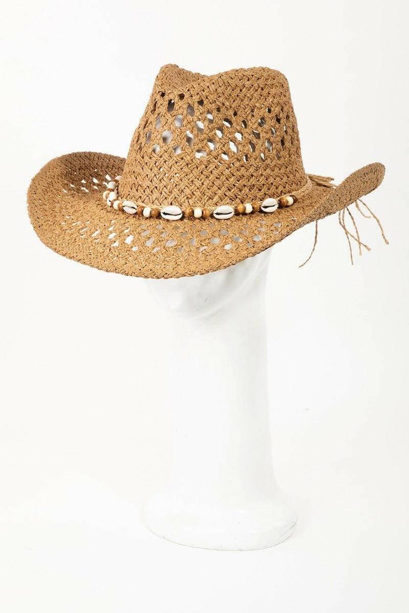 Exquisite Cowrie Shell and Beaded Straw Sun Hat with Intricate String Stand Out in Style
 Elevate your summer ensemble with the Exquisite Cowrie Shell and Beaded Straw Sun Hat. This captivating accessory is designed to make a unique faLove Salve Beaded Straw Sun Hat