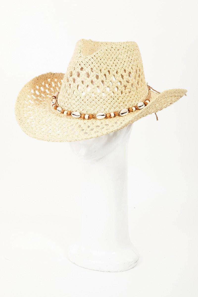 Exquisite Cowrie Shell and Beaded Straw Sun Hat with Intricate String Stand Out in Style
 Elevate your summer ensemble with the Exquisite Cowrie Shell and Beaded Straw Sun Hat. This captivating accessory is designed to make a unique faLove Salve Beaded Straw Sun Hat