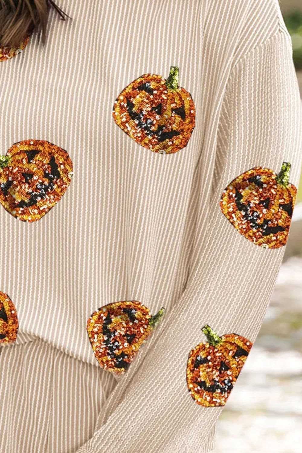 Sparkling sequin pumpkin outfit - Love Salve 