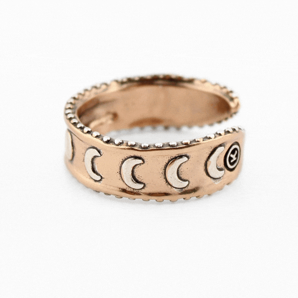 Trust Moon Phase Adjustable Ring Katia Designs