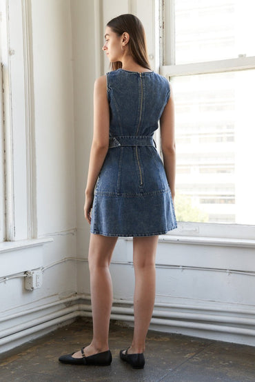 TURN A NEW LEAF MINI DRESS - Love Salve
