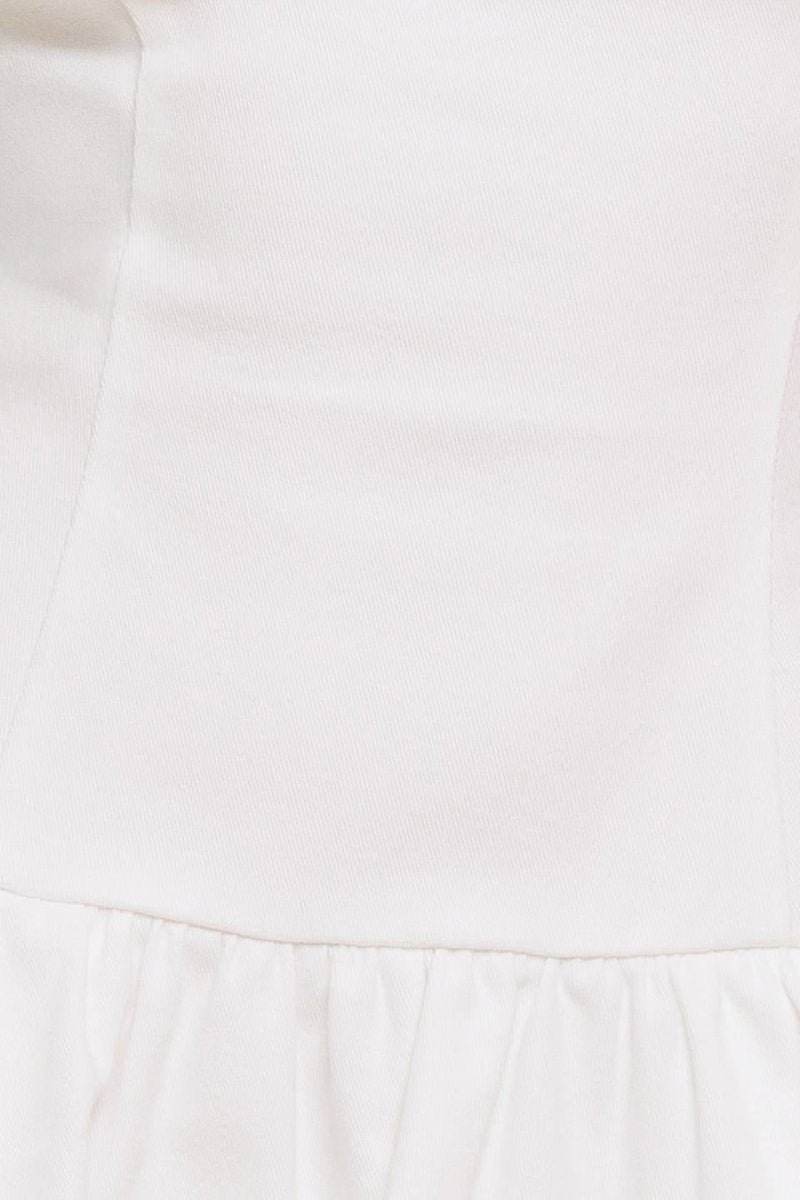 TWILIGHT WISH WOVEN TWILL MINI DRESS - Love Salve 