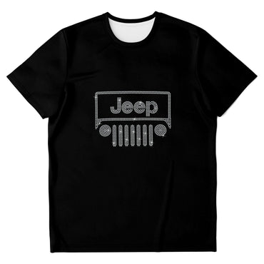 Rhinestone Offroad Grill Shirt Crew Neck, V Neck, Tank Top