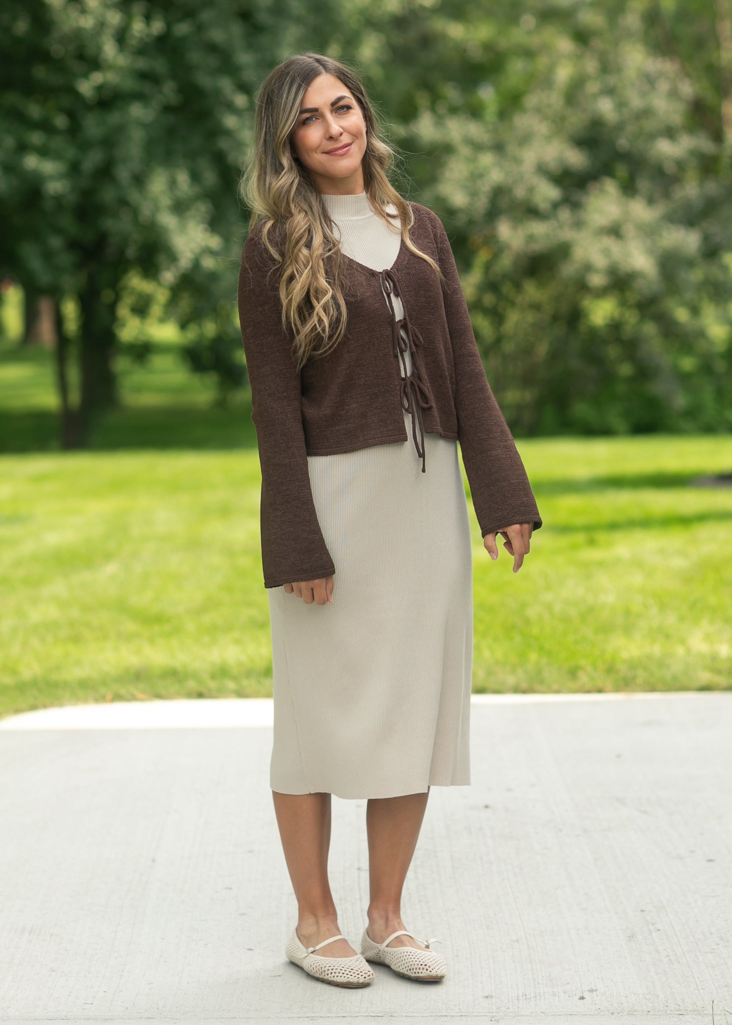 Vanna Knit Midi Dress Inherit Co.