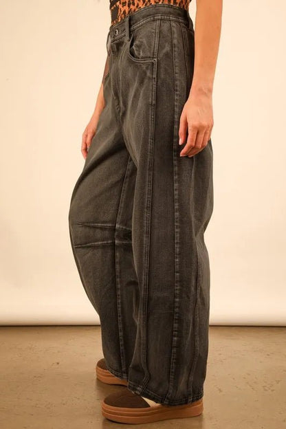 Very J Wide Leg Comfy Jeans for Effortless Style - Love Salve 