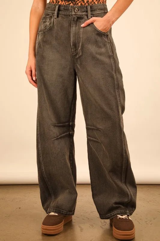 Very J Wide Leg Comfy Jeans for Effortless Style - Love Salve