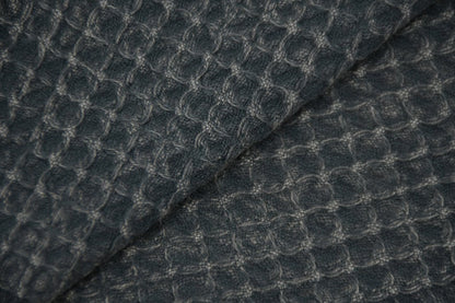 Black Waffle Turkish Towel 40 Inch by 70 Inch Hand Loomed Natural Cotton - Love Salve 