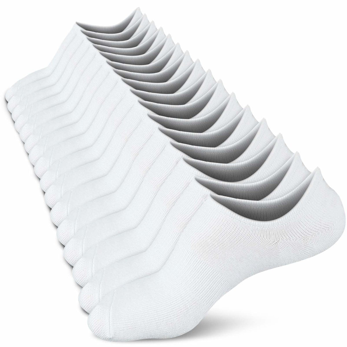 wernies No Show Socks Women Low Socks Non Slip Flat Boat Line 4/8 Pairs - Love Salve 