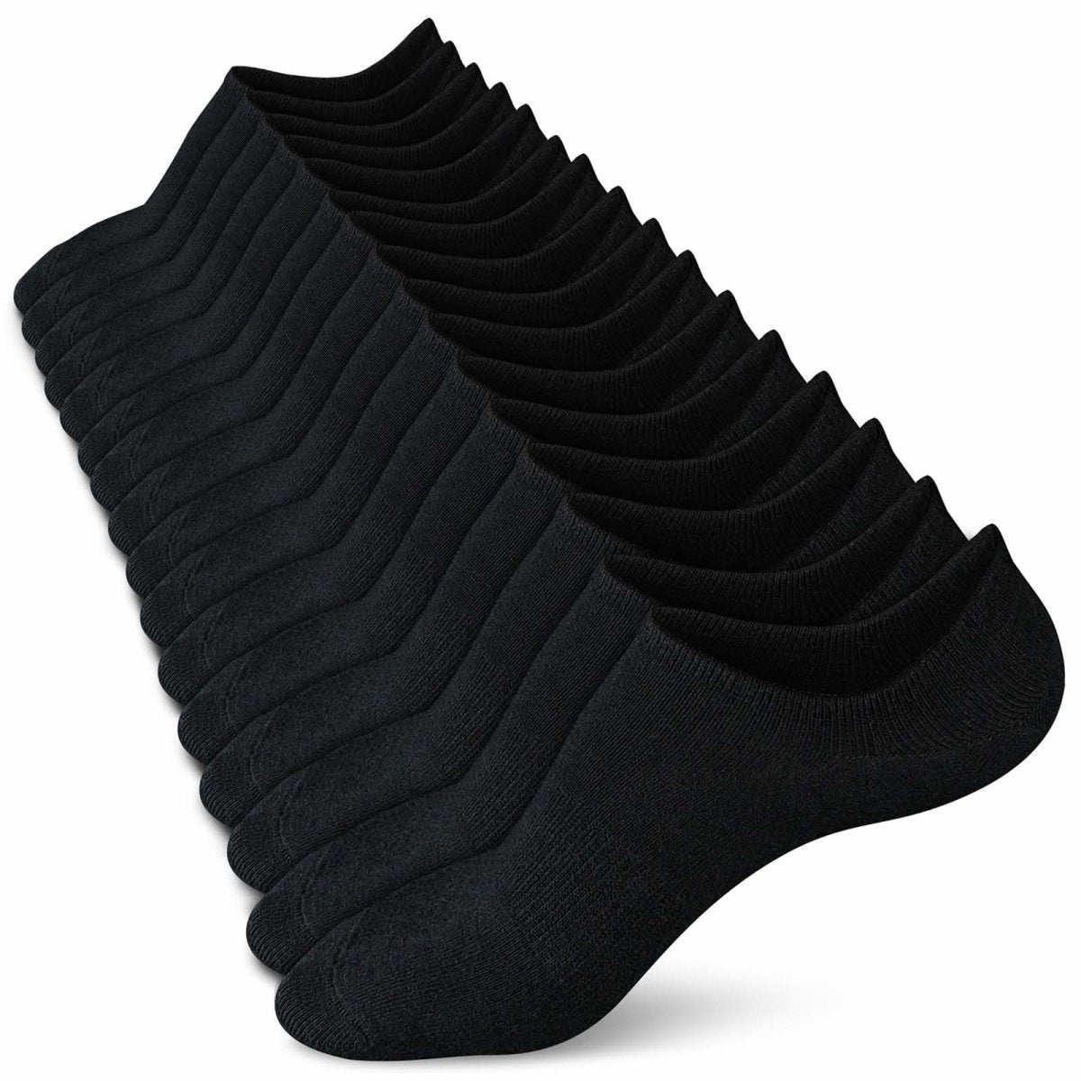 wernies No Show Socks Women Low Socks Non Slip Flat Boat Line 4/8 Pairs - Love Salve 