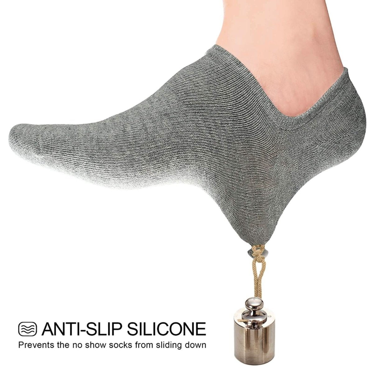 wernies No Show Socks Women Low Socks Non Slip Flat Boat Line 4/8 Pairs - Love Salve 
