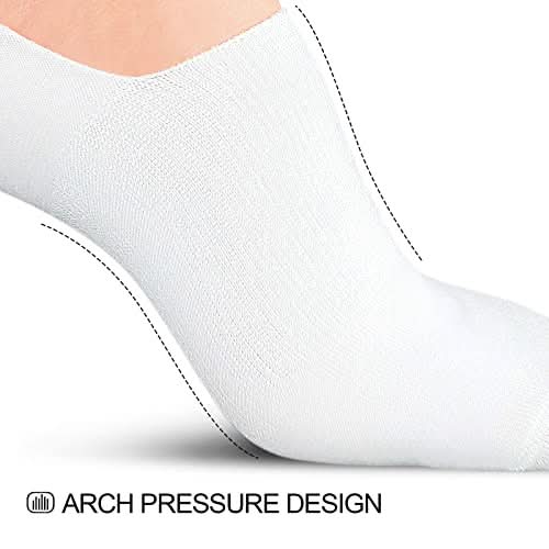 wernies No Show Socks Women Low Socks Non Slip Flat Boat Line 4/8 Pairs - Love Salve 