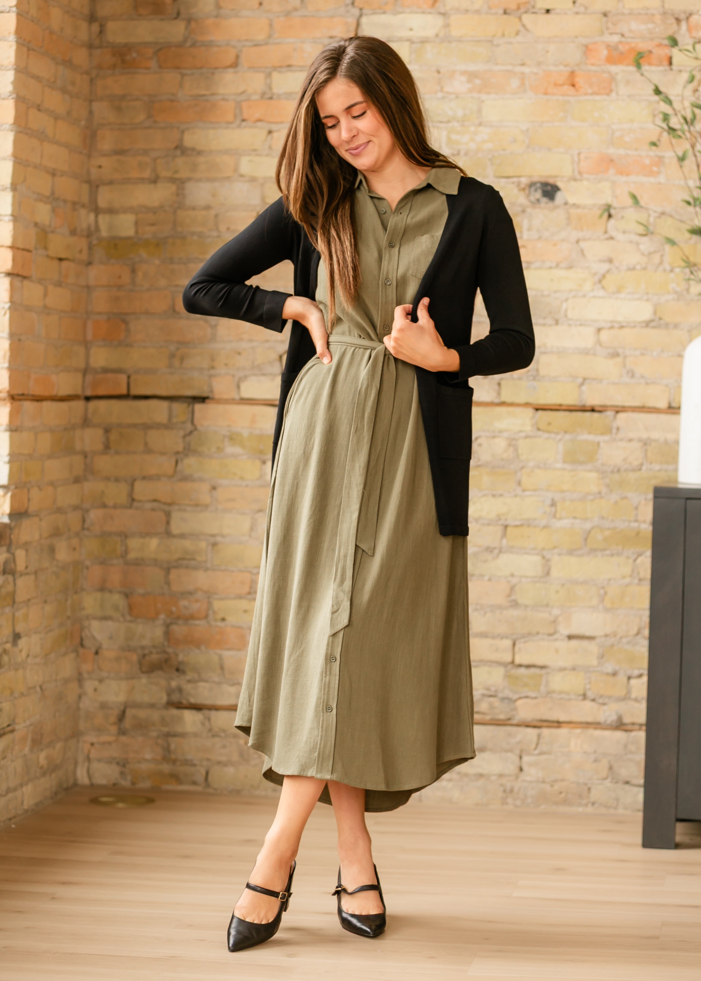 Willow Cap Sleeve Linen Midi Dress - FINAL SALE Inherit Co.