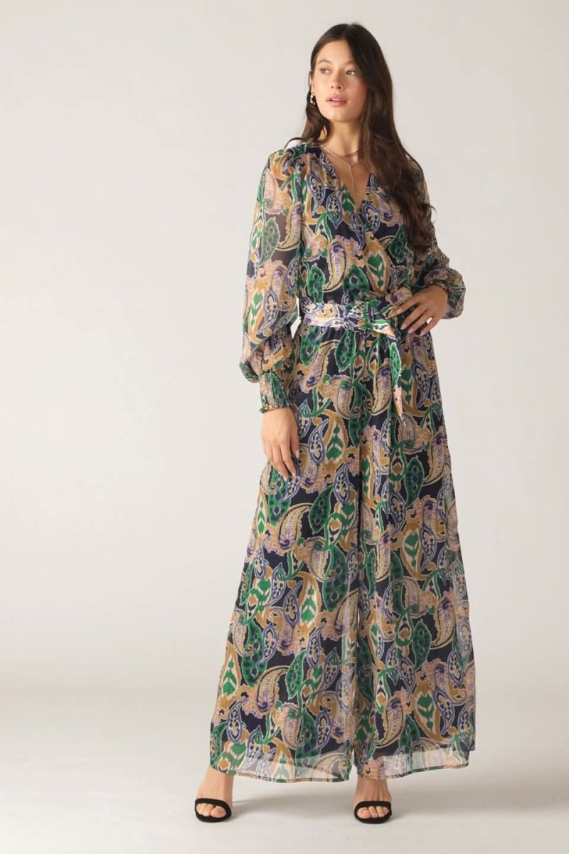 WITH THE GIRLS WOVEN JUMPSUIT - Love Salve